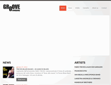 Tablet Screenshot of groovecompany.it